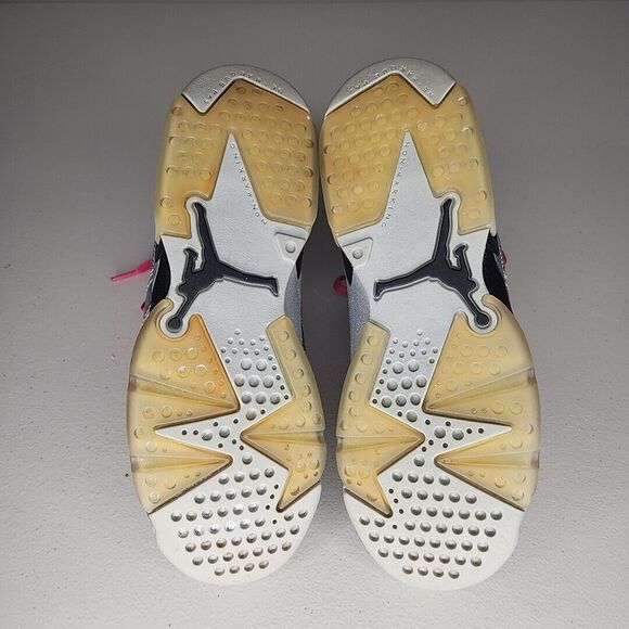 Air Jordan VI 6 Valentine's Day Retro Silver Pink Size 5.5Y 543390-009 EU38 - Picture 9 of 10